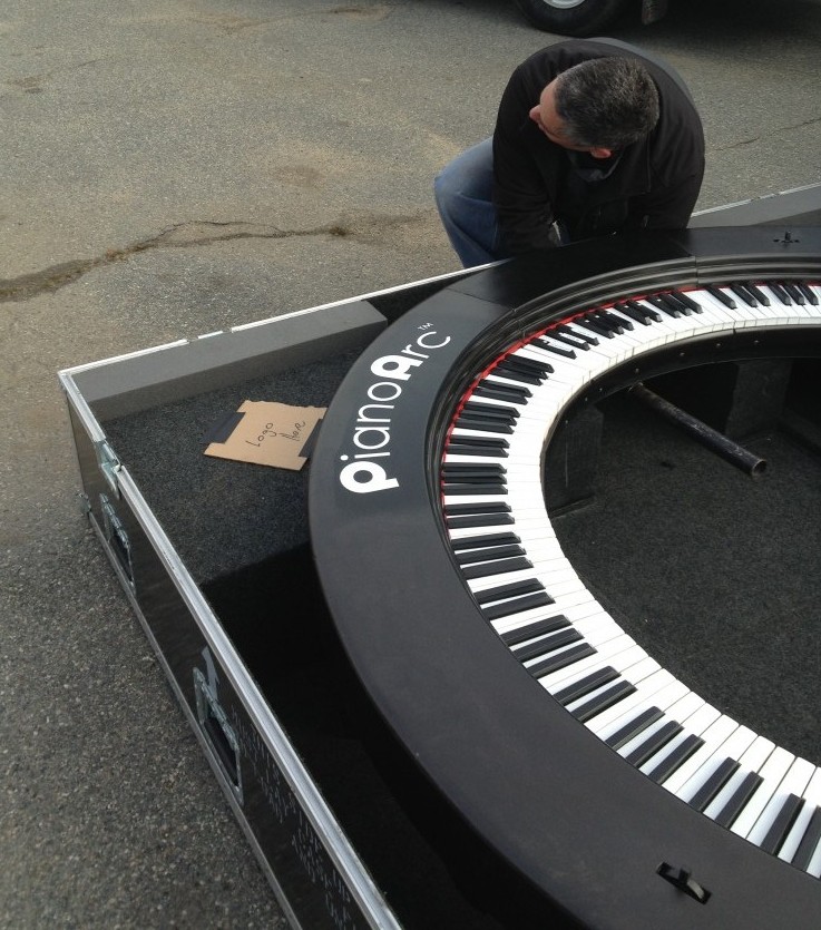 PianoArc in Shipping Crate
